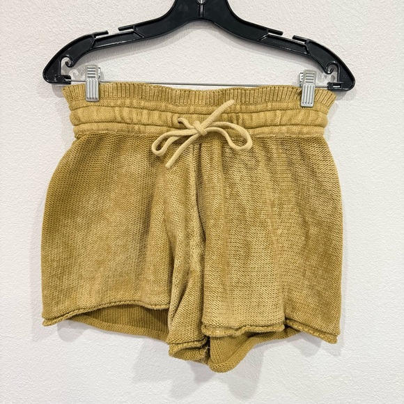 Free People Summertime Blues Knit Shorts Women’s Size Medium - Picture 2 of 5